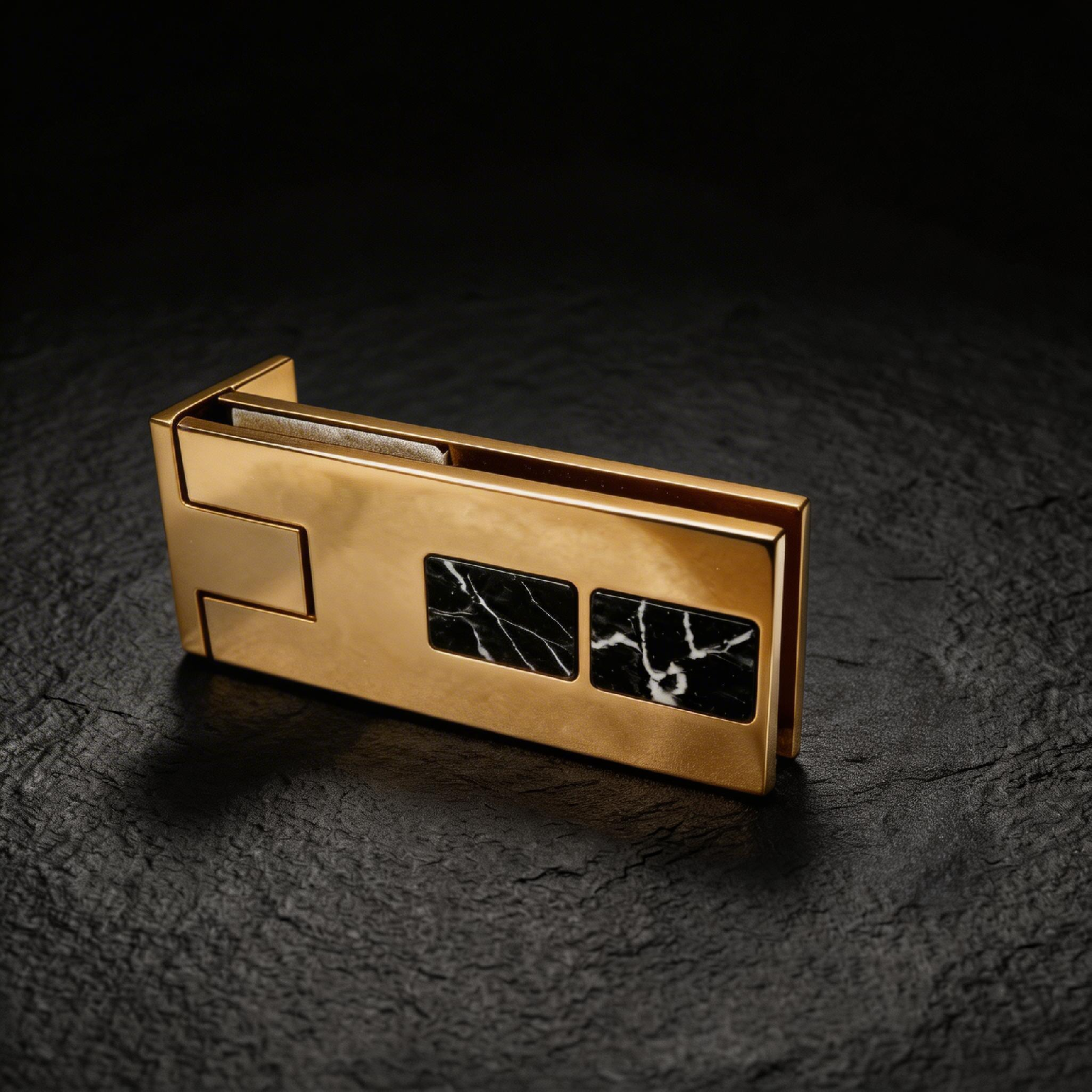 Brass Marble Glass Door Hinge