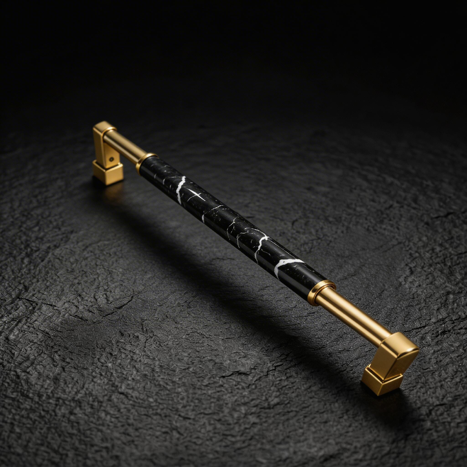 Beveled Brass Marble Ladder Pull