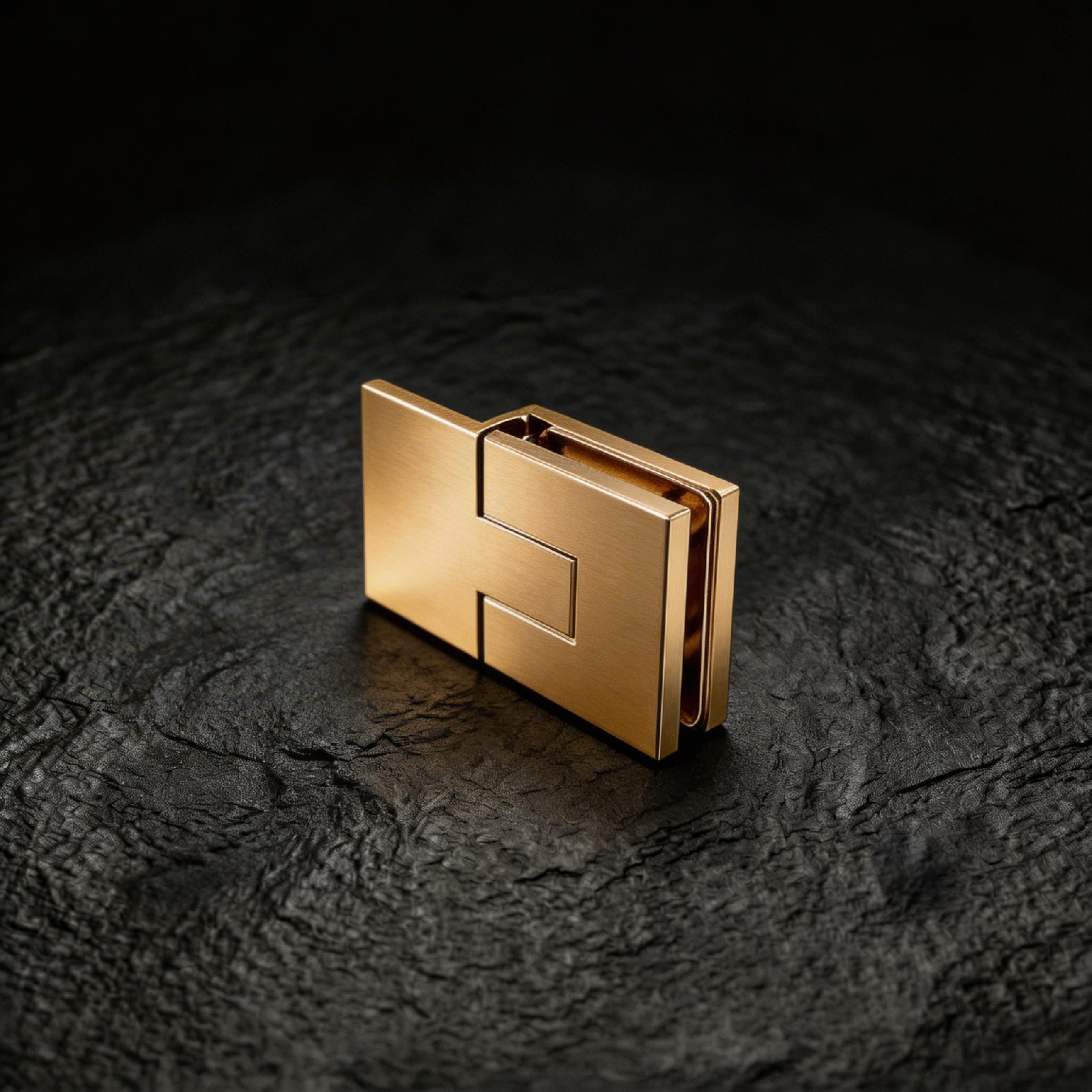 ​Brass Glass-to-Wall Door Hinge