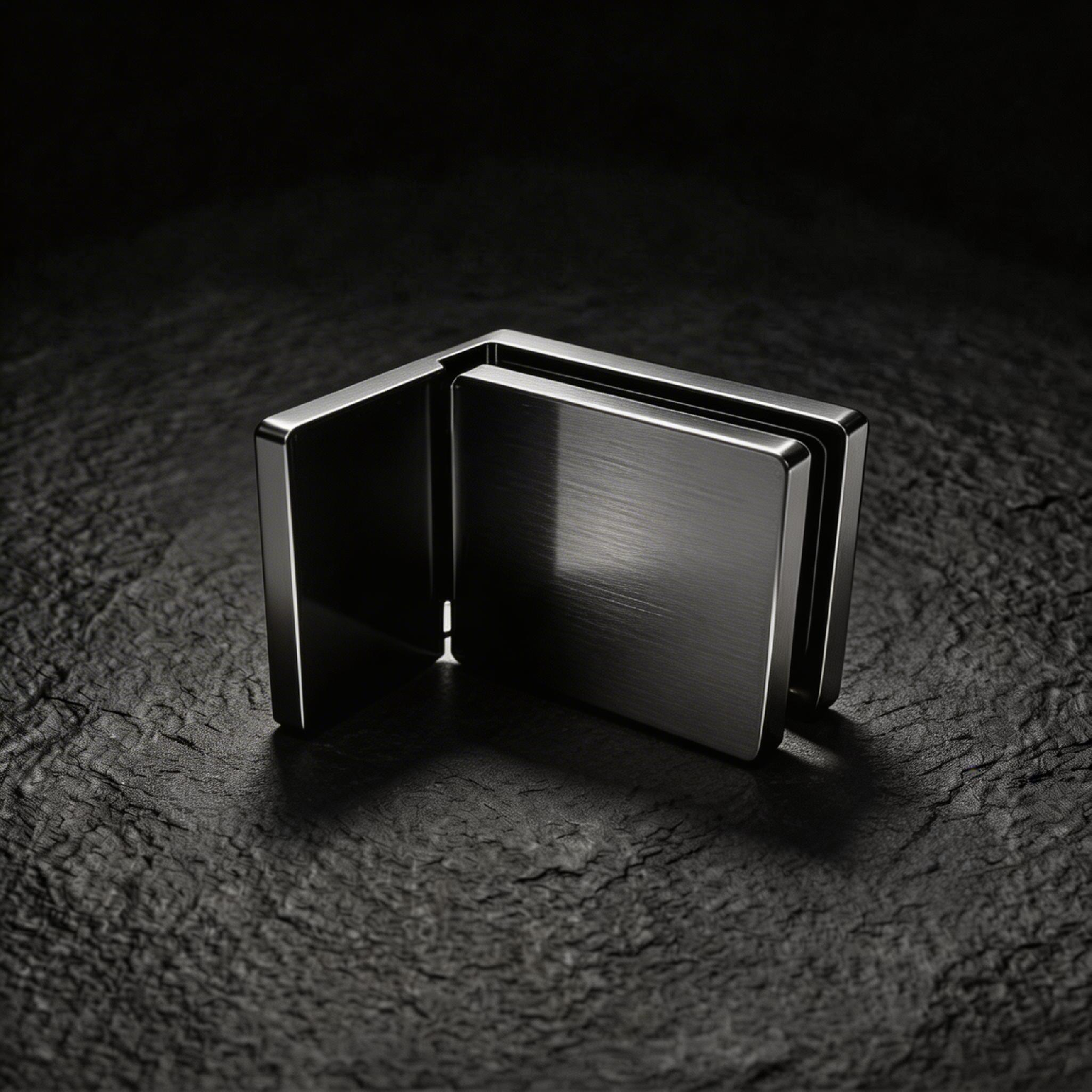 Brass 90° Glass-to-Wall Door Hinge