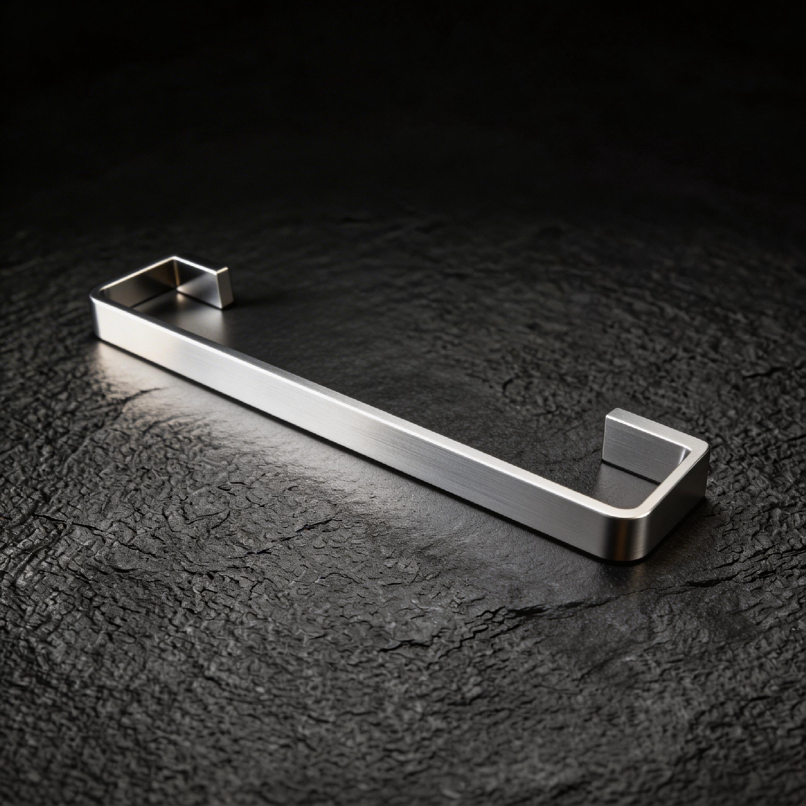 Brass Open Single-Bar Towel Rack