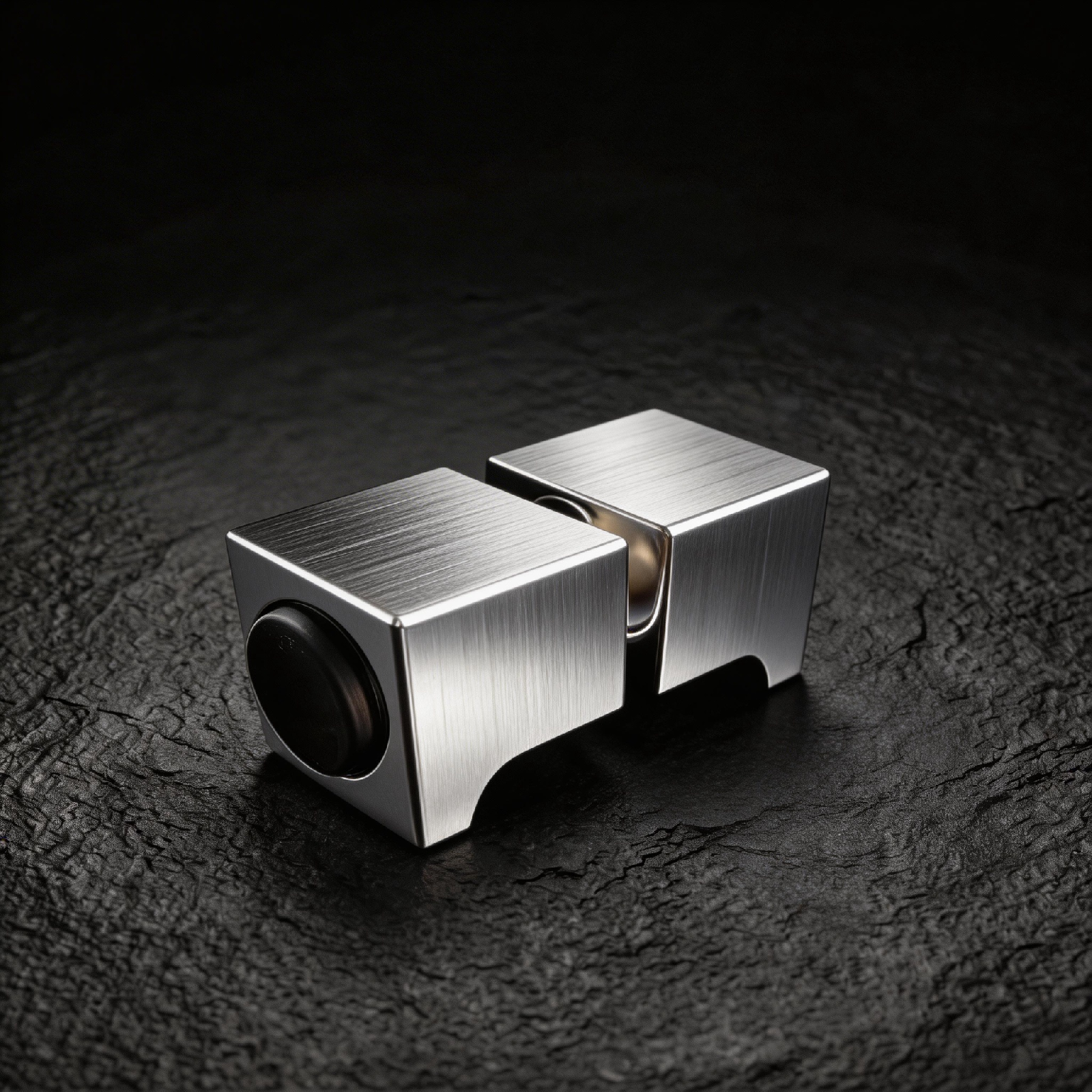 Brass Cube Pivot Shower Glass Door Knob