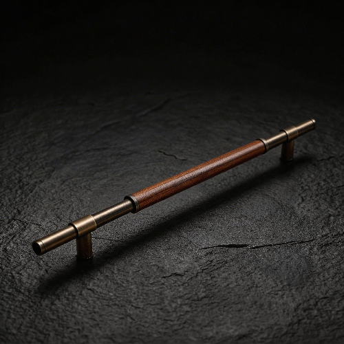 Antique Brass Wood Ladder Pull
