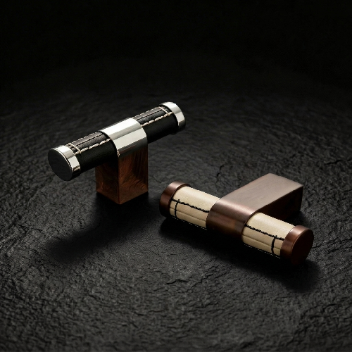 Leather Brass T-Bar Fitting