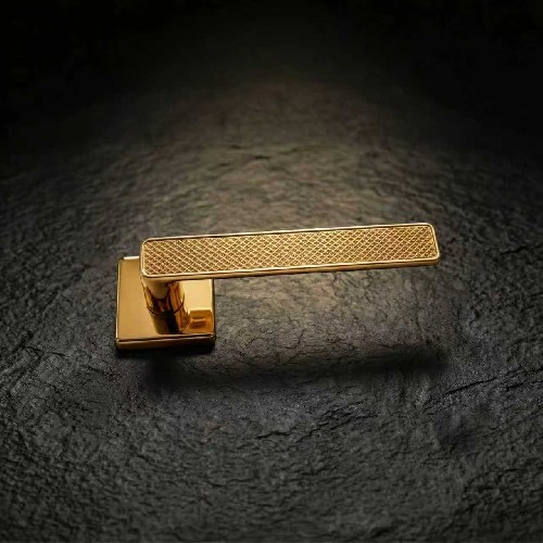 Brass Diamond Lever Handle