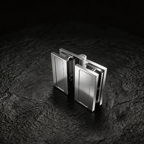 ​Brass Glass-to-Glass Door Hinge
