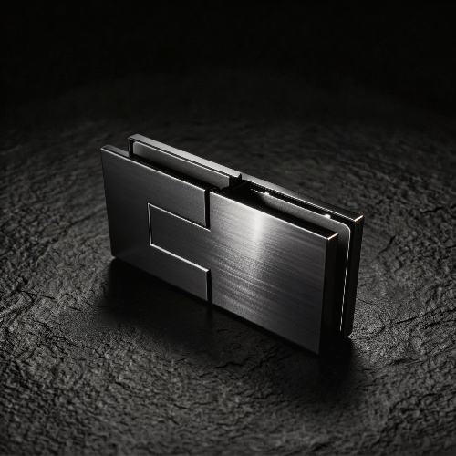 Brass Glass-to-Wall Door Hinge