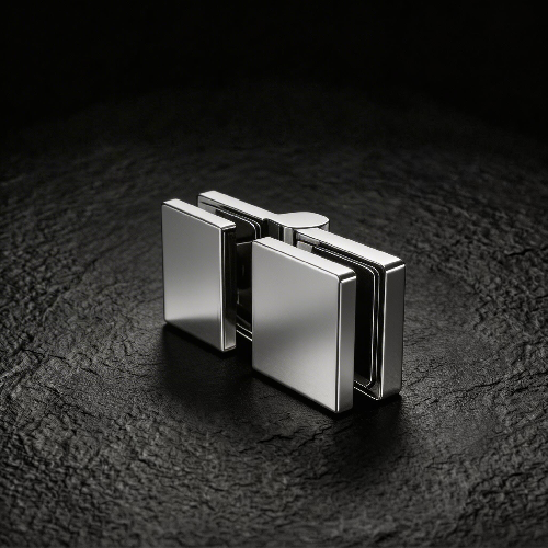 Brass 180° Glass-to-Glass Door Hinge