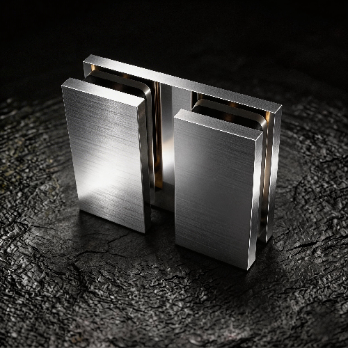 Solid Brass 180° Glass Hinge