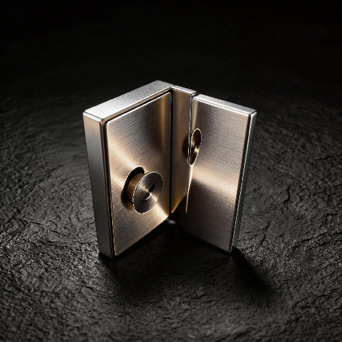 Brass 90° Glass-to-Wall Connector