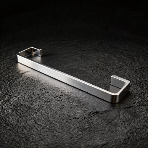 Brass Open Single-Bar Towel Rack